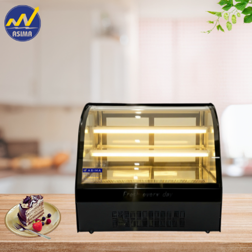 Tủ Bánh Kem Cong Để Bàn 70cm