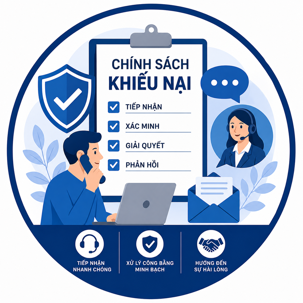 Chính Sách Tiếp Nhận và Giải Quyết phản ánh- Khiếu Nại