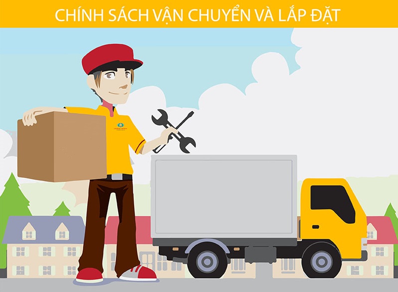 Chính Sách Giao hàng, lắp đặt và kiểm hàng