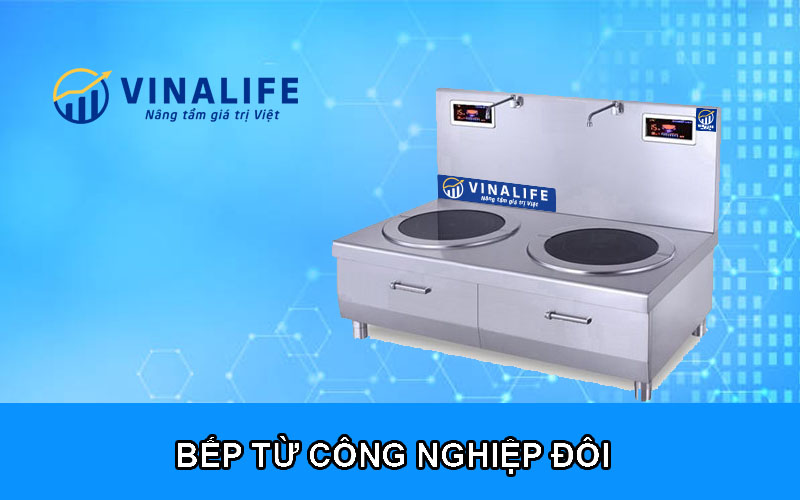 Bếp từ công nghiệp đôi