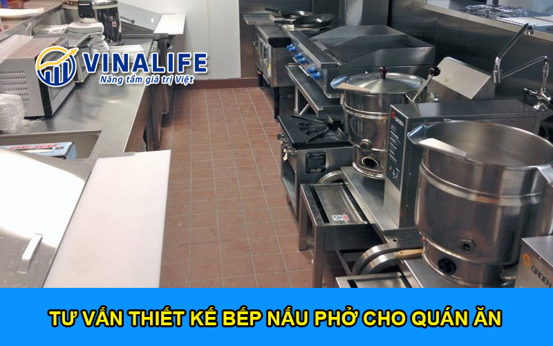 Tư vấn thiết kế bếp nấu phở cho quán ăn, nhà hàng